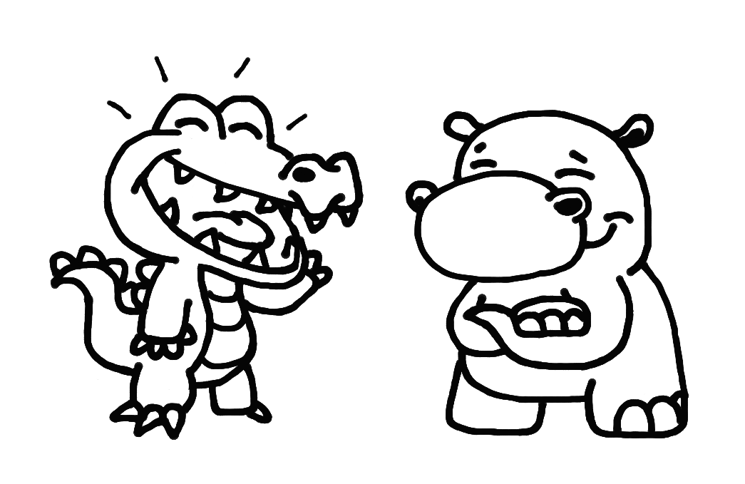 1 — Крокодильчик